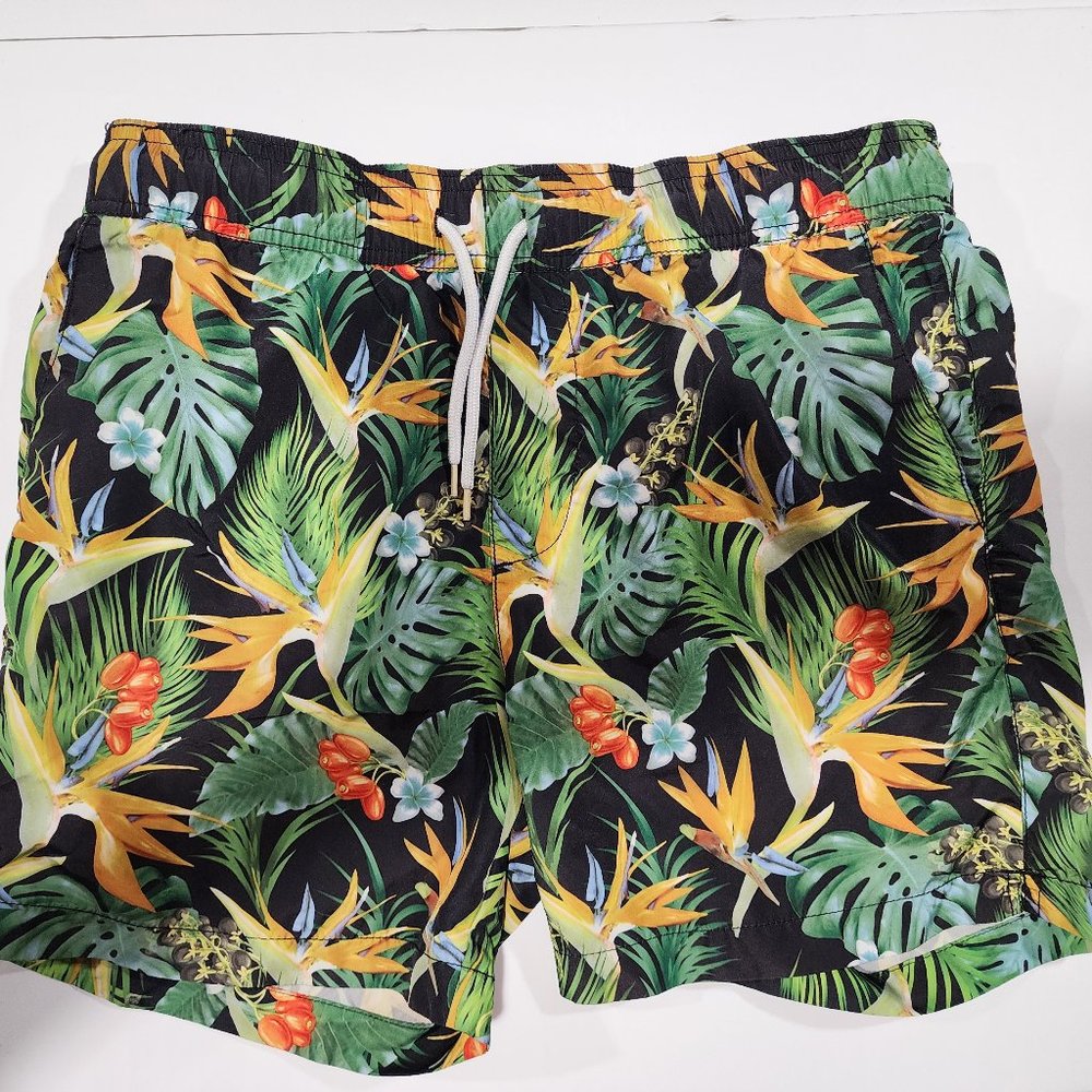 21 Men Floral Swim Trunks